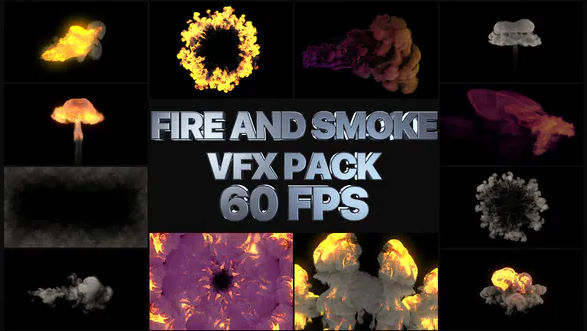 Videohive Fire And Smoke VFX Pack – After Effects