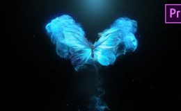 Videohive Flying Butterfly Logo Reveal 4k - Premiere Pro