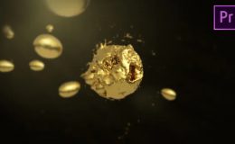 Videohive Golden Liquid Logo Reveal- Premiere Pro
