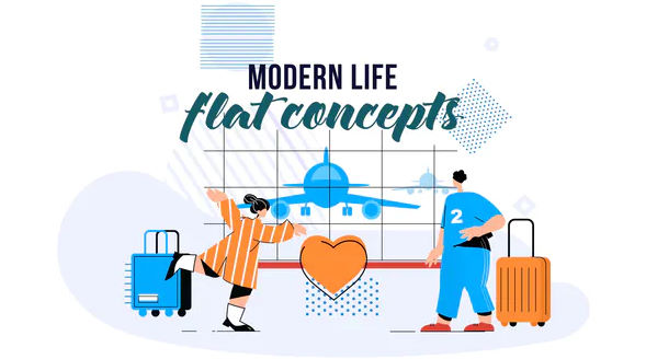 Videohive Modern life – Flat Concept