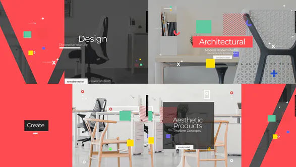 Videohive Office Furniture Products Promotion