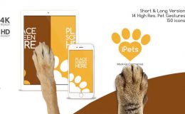 Videohive Pets Flat MockUp Device Kit