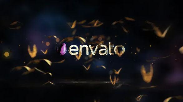Videohive Reflecting Butterflies Logo Reveal