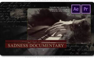 Videohive Sadness Documentary Slideshow – Premiere Pro