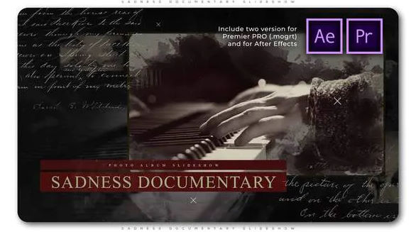 Videohive Sadness Documentary Slideshow – Premiere Pro