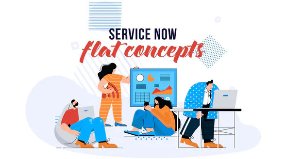 Videohive Service Now – Flat Concept