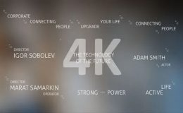 Videohive Technology Titles and Alphabet 4K