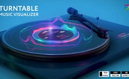 Videohive Turntable Music Visualizer