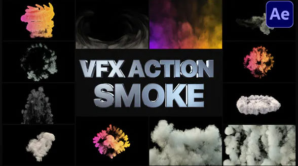 Videohive VFX Action Smoke – After Effects