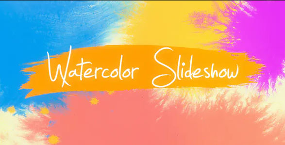 Videohive Watercolor Slideshow