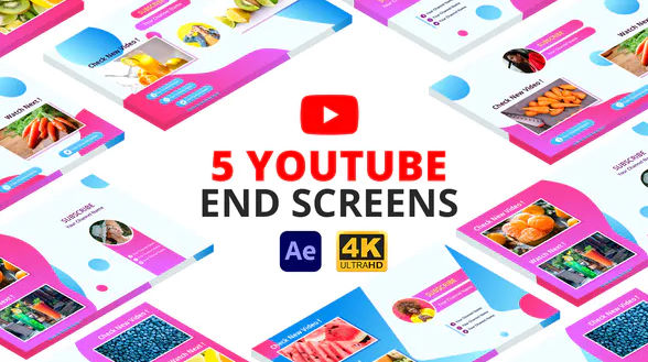 Videohive YouTube End Screens | After Effects