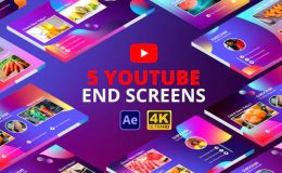 Videohive YouTube End Screens Vol.2 – After Effects