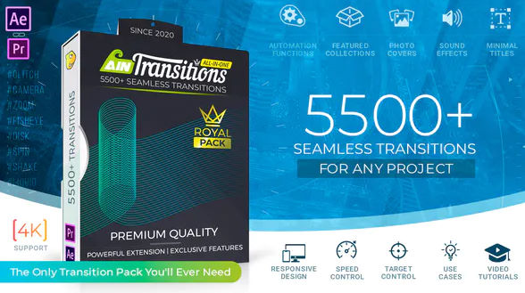 AinTransitions | Ultimate Multipurpose Transitions Pack – Videohive