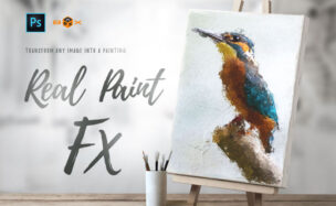 Animated Real Paint FX – Photoshop Add-On Extension