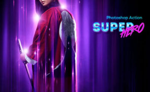 SuperHero Photoshop Action