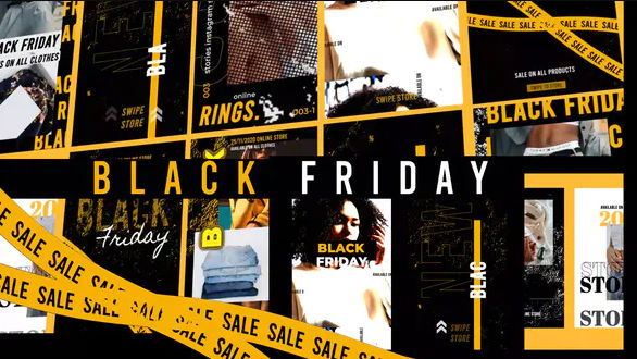 Videohive Black Friday Stories Instagram Gold