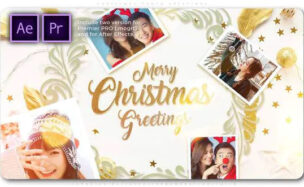 Videohive Christmas Photo Greetings – Premiere Pro