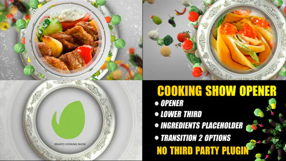 Videohive Cooking Show Opener / Food show intro