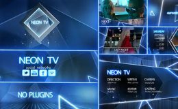 Videohive Neon TV Broadcast Package