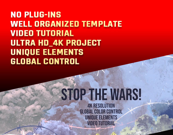 Videohive Stop the WARS 29398538