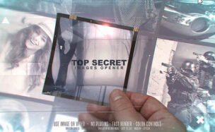 Videohive Top Secret Images Opener