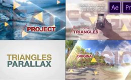 Videohive Triangles World of Parallax - Premiere Pro