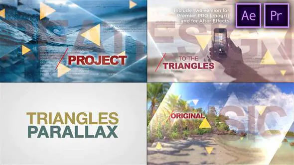 Videohive Triangles World of Parallax – Premiere Pro