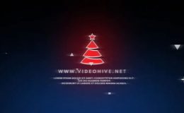 Videohive Christmas Glitch Logo