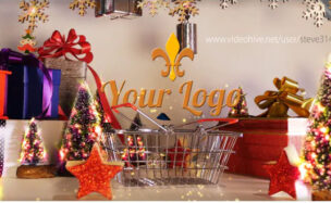 Videohive Christmas Shopping Logo
