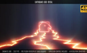 Videohive Earthquake Logo Reveal