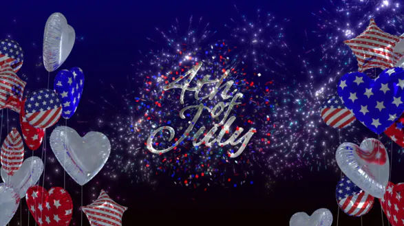 Videohive Fourth of July Logo Reveal