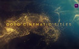 Videohive Gold Cinematic Titles Mogrt