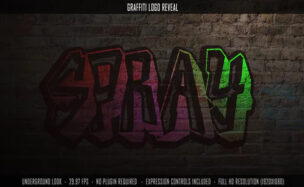 Videohive Graffiti Logo Reveal