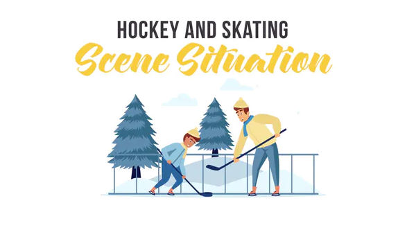 hockey and skating sports scene situation 29246978