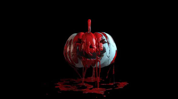 Videohive Horror Pumpkin Logo Reveal