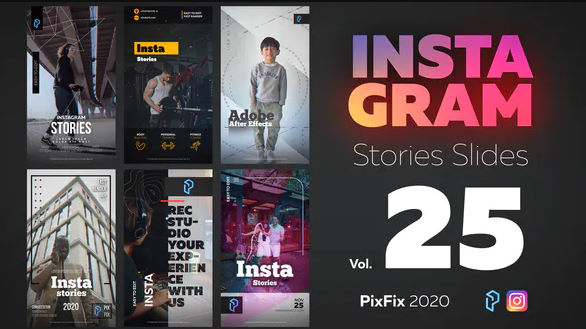 Videohive Instagram Stories Slides Vol. 25