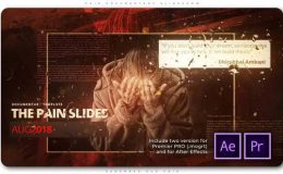 Videohive Pain Documentary Slideshow