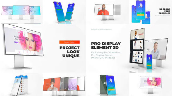Videohive Phone 12 Pro Display Mockup – Web App Promo