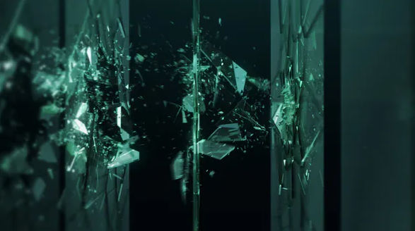 Videohive Shattered Glass Logo Ident