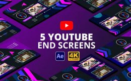 Videohive YouTube End Screens Vol.4 | After Effects