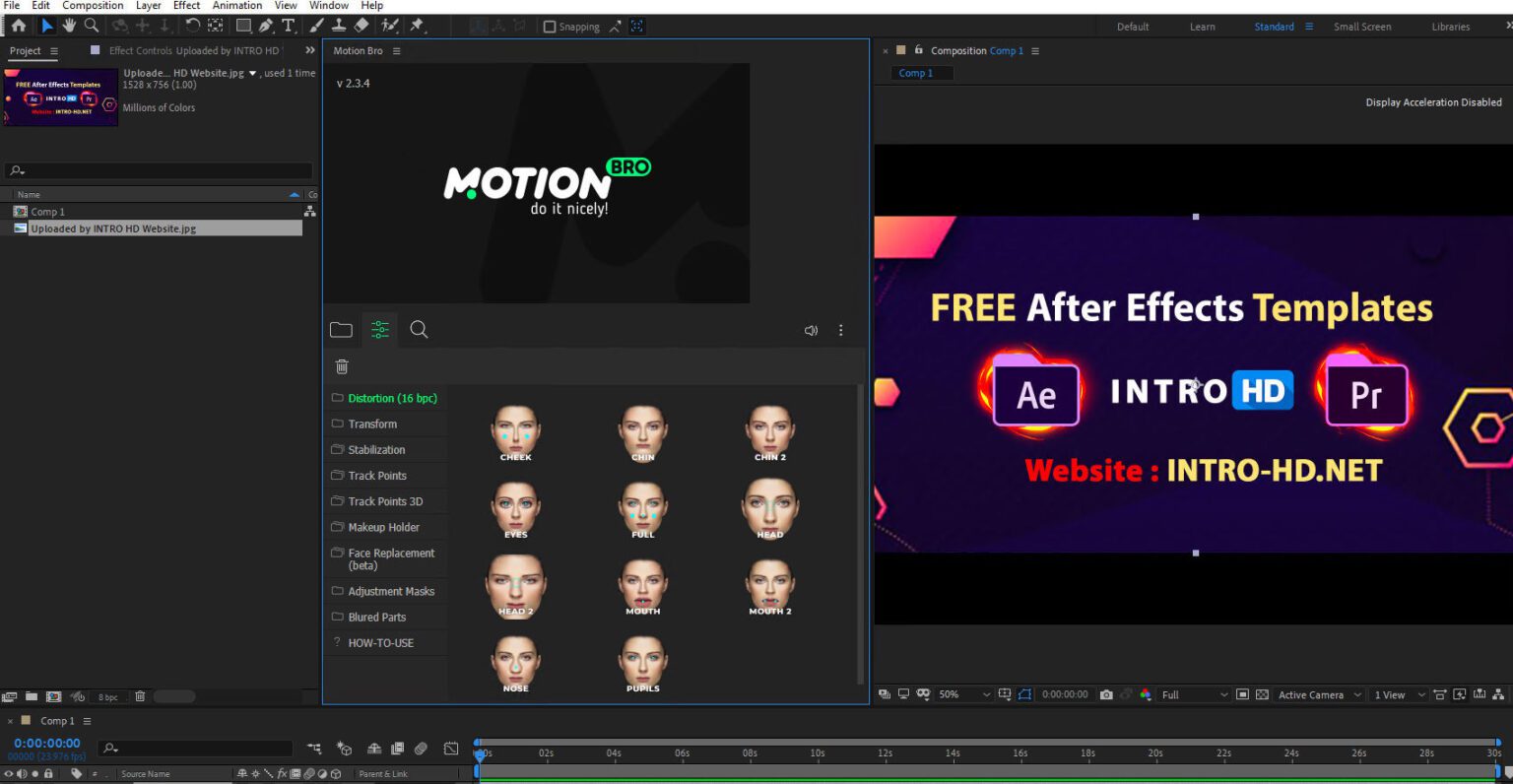 Videohive AE Face Tools V4.1 (Working) INTRO HD