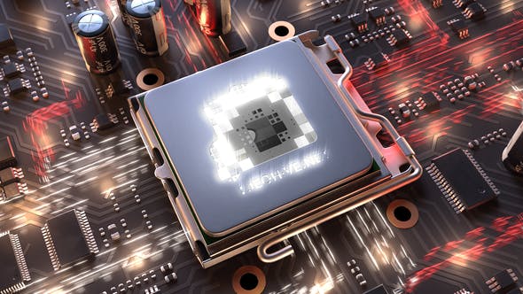 Videohive CPU Technology Logo Reveal