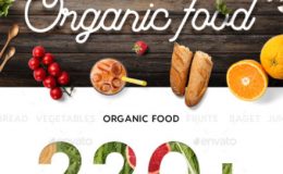 Organic Food Mockup & Hero Images Scene Generator