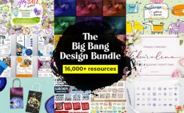 inkydeals The Big Bang Design Bundle (16000+ iTems)