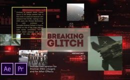 Videohive Breaking Glitch Presentation Slideshow