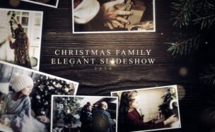 Videohive Christmas Family Elegant Slideshow