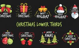 Videohive Christmas Lower Thirds