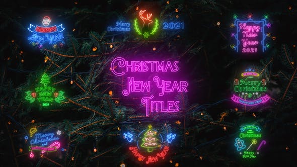 Videohive Christmas & New Year Titles