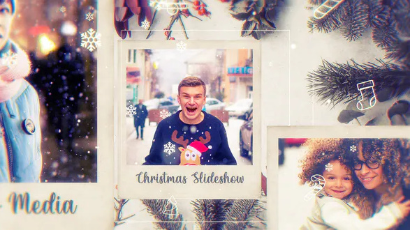 Videohive Christmas Photo Frame // Parallax Slideshow