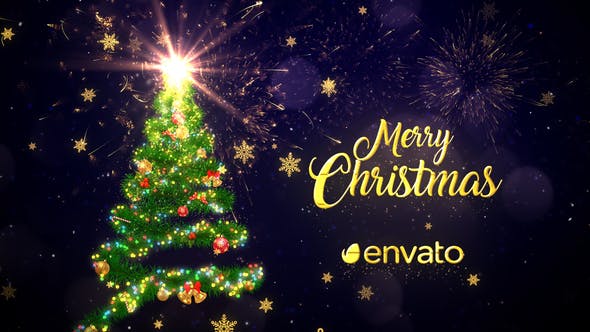 Videohive Christmas Tree Wishes